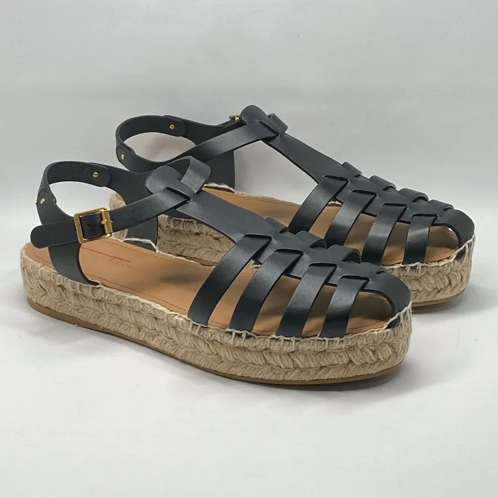 Christian Dior Dioriviera Marine Espadrille Sandals size 41